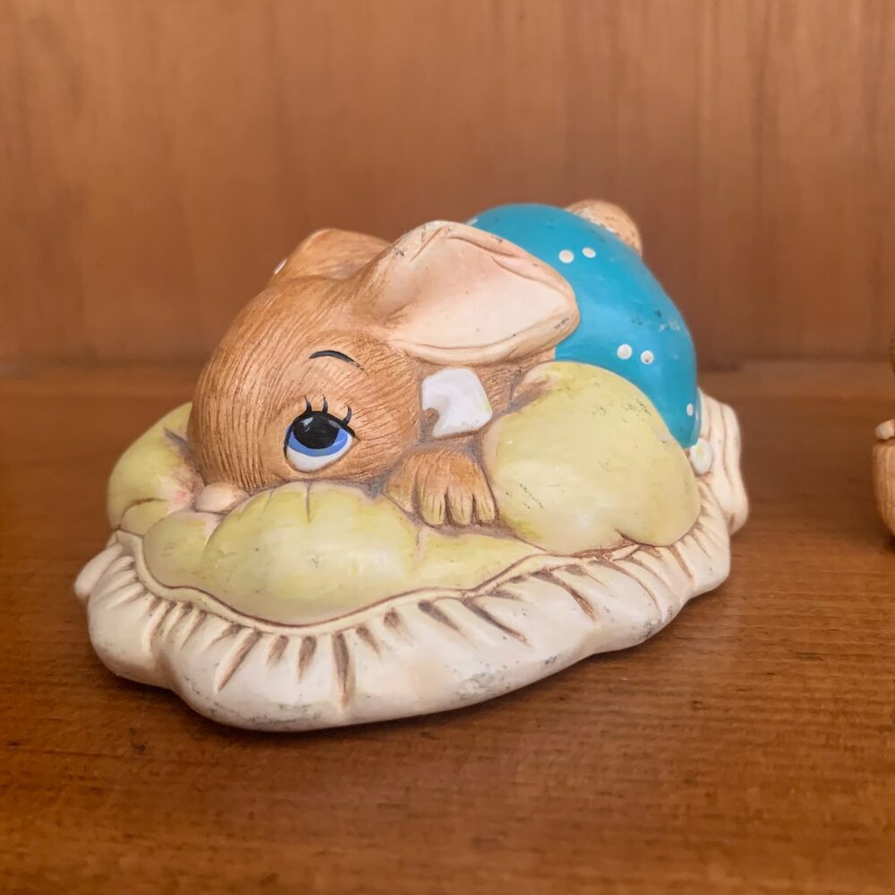 Pendelfin Rabbits - Hand-painted Collector Items - Picture 3 of 4